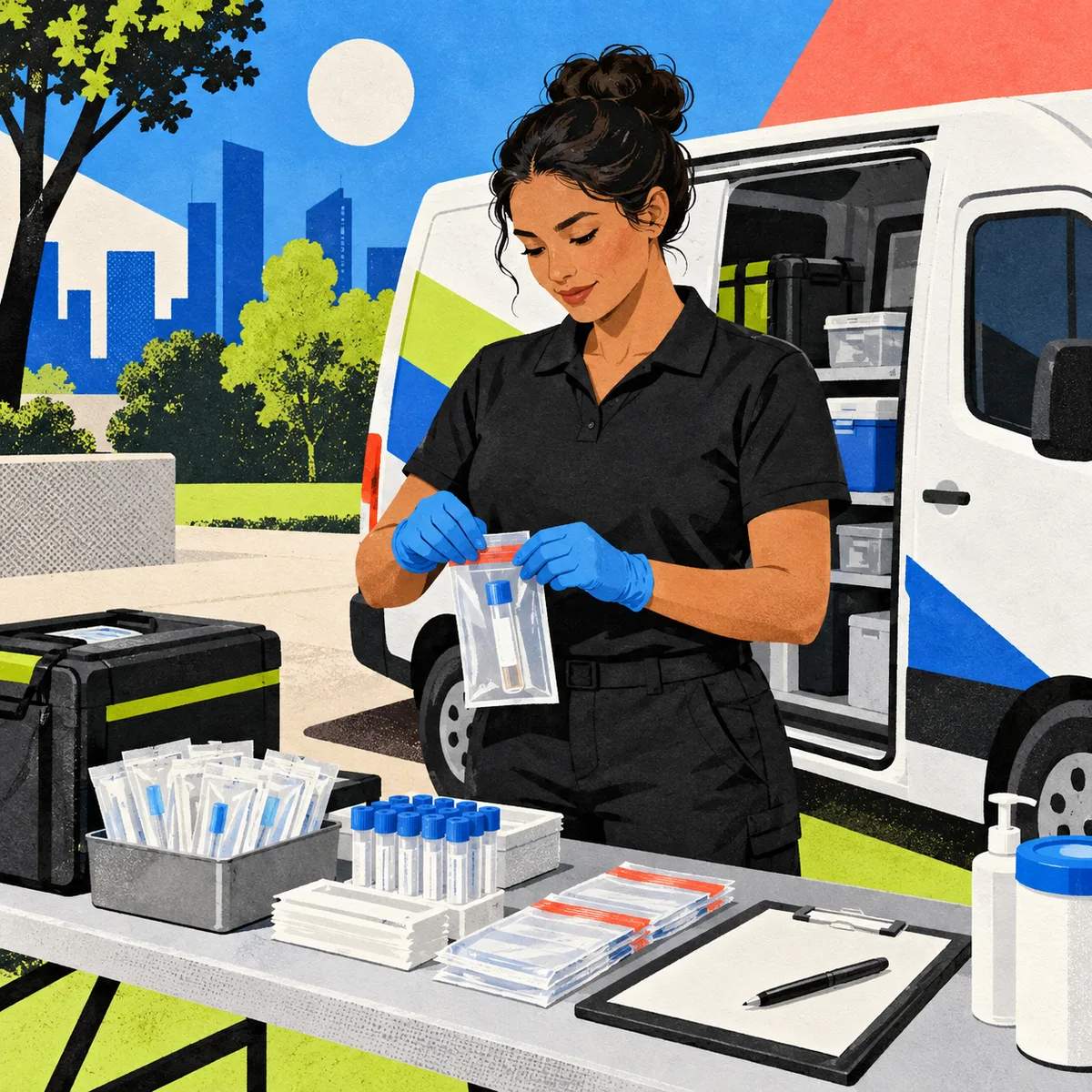 how to start a mobile drug testing business