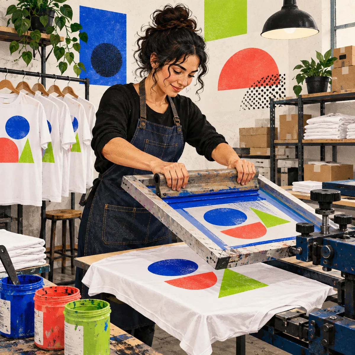 how to start a shirt printing business
